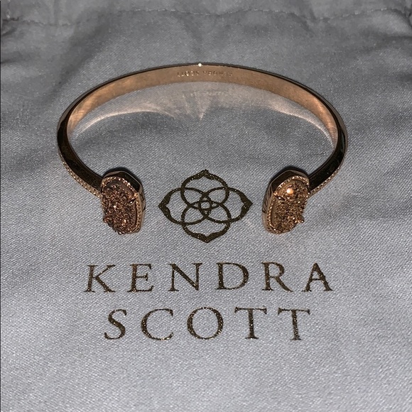 Kendra Scott Jewelry - Kendra Scott gold drusy Elton cuff bracelet